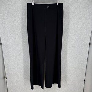 Cabi Womens Wide Leg Trouser Pant Size 8 Black Classic Career Work Dressy 387